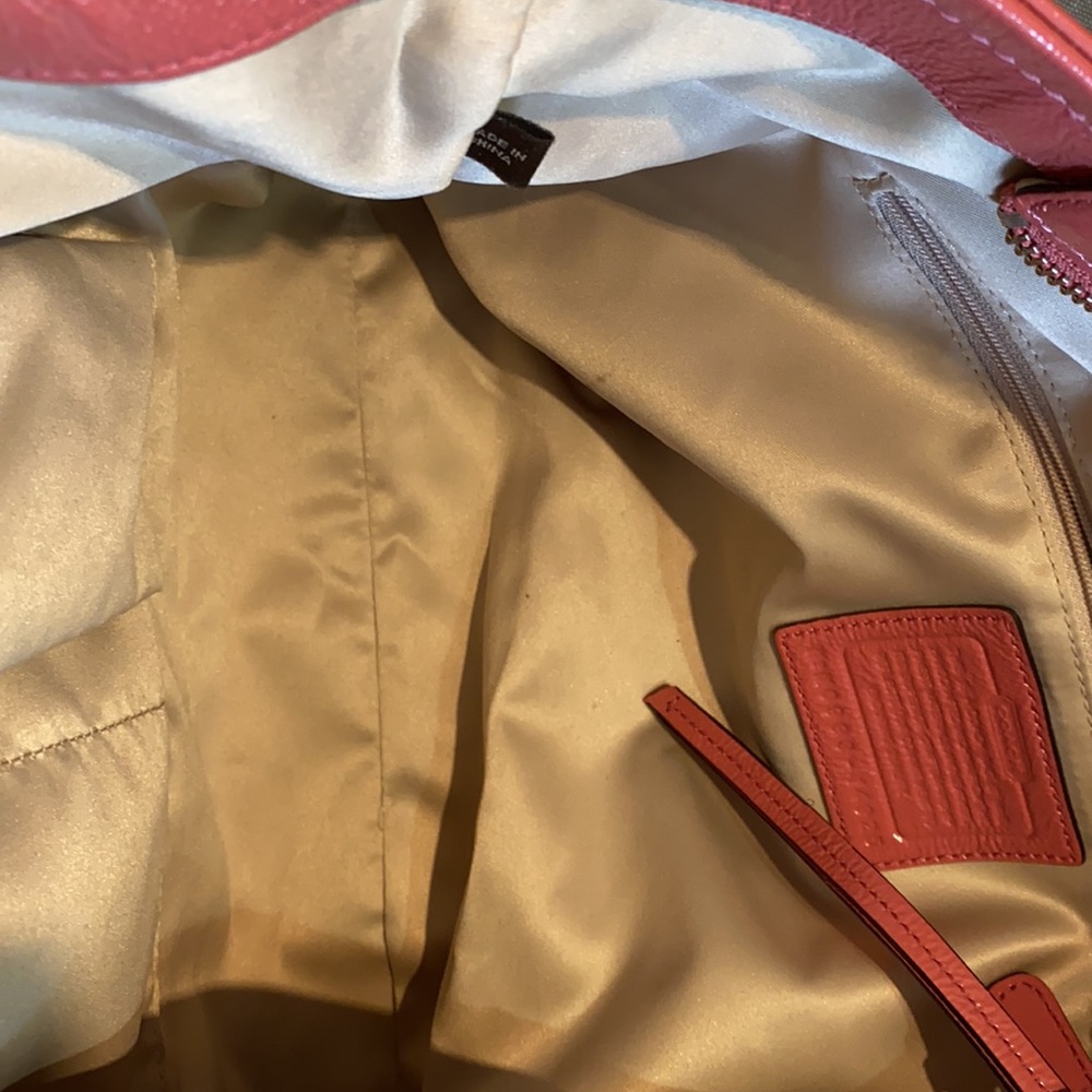 Pink Coach Patten Leather Bag - Picture 3 of 6